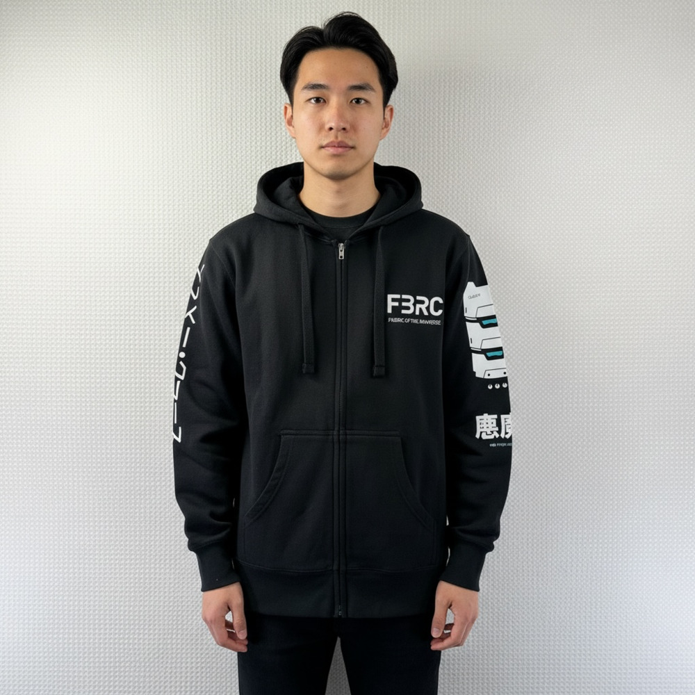 Fabric of the Universe F3RC Cyberpunk Techwear Zip Hoodie